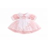 Roze tule rok voor knuffel 40 cm met kant en decoratieve strik – Ref. Y273