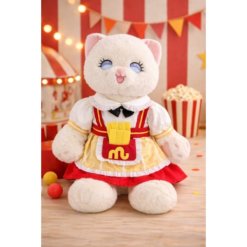 Peluche 40 cm habillée – Tenue Golden Snack Y264