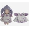 Lavender Grace purple tulle skirt for plush toy 40–45 cm – Ref. Y272