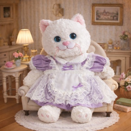Lavender Grace paarse tule rok voor knuffel 40–45 cm – Ref. Y272