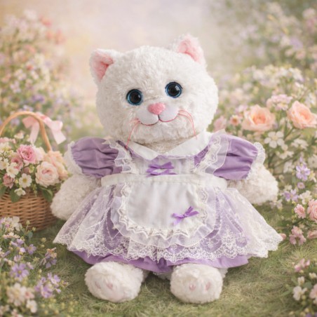 Jupe Lavender Grace en tulle violette pour peluche 40–45 cm – Réf. Y272