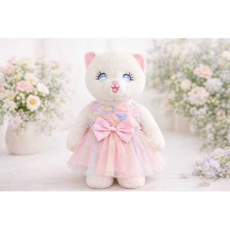 Pastel Bloom Y271 rok voor knuffel 40 tot 45 cm – zachte elegante sfeer