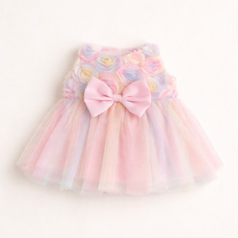 Pastel Bloom Y271 skirt for 40 to 45 cm plush – soft and elegant styled scene