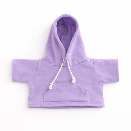 Light Purple Hoodie for 40–45 cm Plush – Ref. Y235