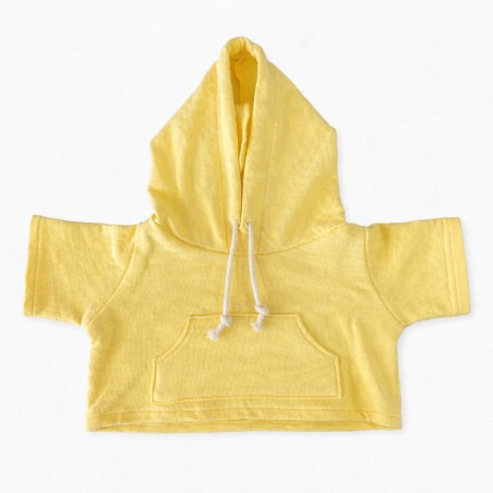 Yellow Hoodie for 40 cm Plush – Ref. Y035 – Mon Teddy Bear