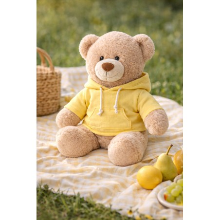 Gele hoodie voor knuffel 40 cm Mon Teddy Bear Ref. Y035