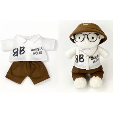 City Explorer shirt and shorts outfit for plush toy – Ref. Y245