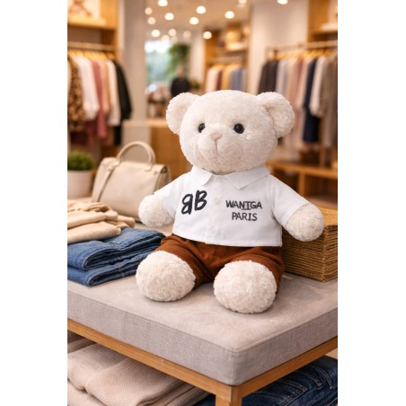 Ensemble City Explorer chemise et short pour peluche – Réf. Y245