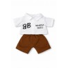 City Explorer shirt and shorts outfit for plush toy – Ref. Y245