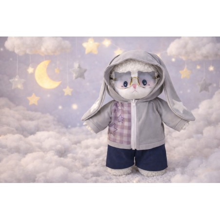 Rabbity Dream konijnenoren sweat outfit voor knuffel – Ref. Y220