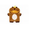 Capybara Bodysuit Ref. Y167 soft brown capybara costume with hood for 38–45 cm plush toy