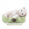 peluche chat bebe sac transport vert Milo Millie MK3000