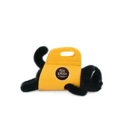 mini baby kat zwart knuffel 13 cm K401/13 Milo Millie
