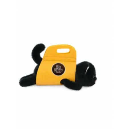 Mini Bébé Chat Noir 13 cm Milo & Millie – Chaton Magnétique – Compatible MK3000 – Réf. K401/13