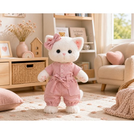 Lucky Doggy plush pink outfit Comfortable Walk