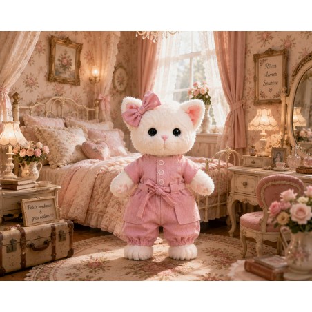 Lucky Doggy plush pink outfit Comfortable Walk