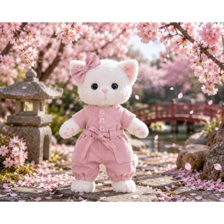 Lucky Doggy plush pink outfit Comfortable Walk