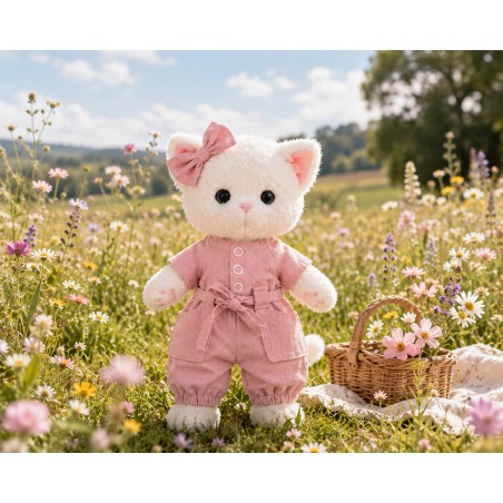 Lucky Doggy plush pink outfit Comfortable Walk