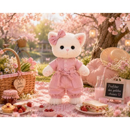 peluche Lucky Doggy vêtement Comfortable Walk rose