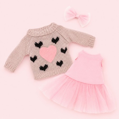 Lucky Doggy Clothing Set “Pink Heart Romance” – Réf. L101