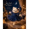 Lucky Doggy Starlight Night L130 – blauwe jurk met gouden sterren.