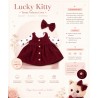 Lucky Doggy Velvet Love L128 – burgundy dress and heart top.
