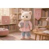 Lucky Doggy L125 Sweet College – blouson teddy gris et rose"
