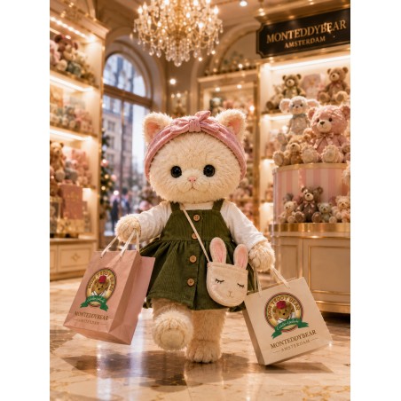 Lucky Doggy L124 – green dress and bunny bag