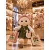 Ensemble Lucky Doggy L124 – robe verte et sac lapin
