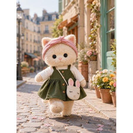 Lucky Doggy L124 – green dress and bunny bag