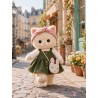 Ensemble Lucky Doggy L124 – robe verte et sac lapin