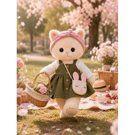 Lucky Doggy L124 – green dress and bunny bag