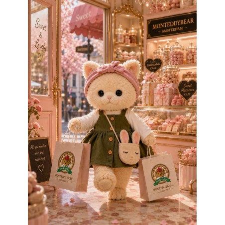 Lucky Doggy L124 – green dress and bunny bag