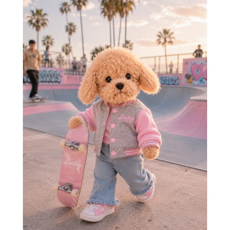Kleurboek en stickers Lucky Doggy Urban Teddy LD6/125