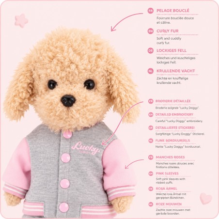 Kleurboek en stickers Lucky Doggy Urban Teddy LD6/125