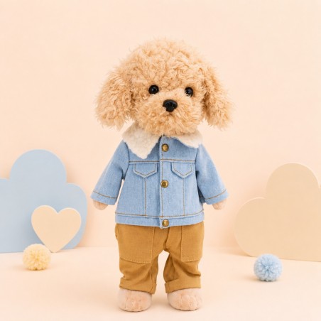 Lucky Doggy Lucky Andy Denim Style LD6/123 Plüschfigur mit Geschenkbox
