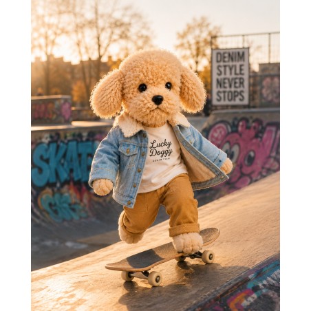 Lucky Doggy Lucky Andy Denim Style LD6/123 plush with gift box