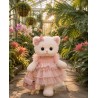 Lucky Doggy L120 – roze tulejurk met strik