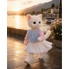 Lucky Doggy L119 – Pastelljacke und Faltenkleid