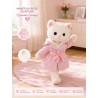 Lucky Doggy manteau rose ceinturé Lavender Evening L116 pour peluche
