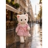 Lucky Doggy rosa Gürtelmantel Lavender Evening L116 für Plüsch