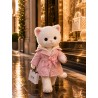 Lucky Doggy roze jas met ceintuur Lavender Evening L116 voor knuffe