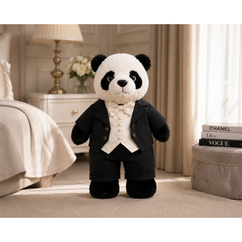 Black Pie Ceremonie Outfit voor Knuffels – Ref. Y001