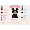 Elegant black and ivory tuxedo outfit for stuffing plush toys
