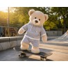 Sport Outfit for 40 cm Plush – Grey Tracksuit Set – Champion's Training
