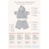 Sport Outfit for 40 cm Plush – Grey Tracksuit Set – Champion's Training