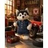 Combinaison Denim Explorer Y013 vêtement jean bleu pour peluche 40 cm
