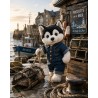 Combinaison Denim Explorer pour Peluche 40 cm – Réf. Y013
