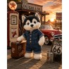 Denim Explorer Jumpsuit for 40 cm Plush Toy – Ref. Y013 – One-Piece Denim Outfit