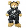 Combinaison spider man noir avec capuche 40 cm  - La tenue idéale pour les peluches personnalisées ! 